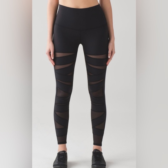 lululemon athletica Pants - Lululemon Wunder Under Pant Hi-Rise Tech Mesh Pant